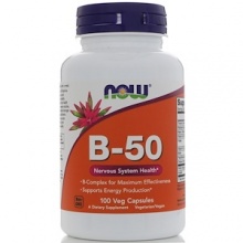 Витамины Now B-50 100 капсул