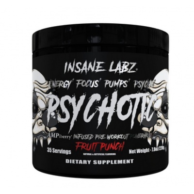 Предтренировочный комплекс Insane Labz Psychotic Black 35 порций