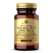 Витамины Solgar Vitamin B12  2500 mcg  60 пастилок