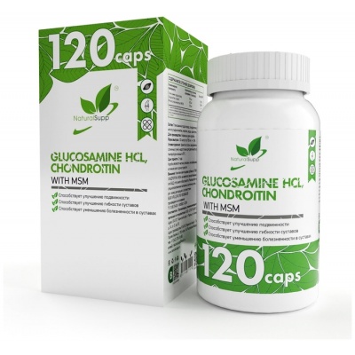  NaturalSupp Glucosamin Chondroitin MSM 120 c