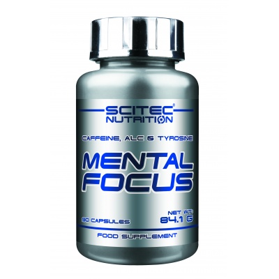 Предтренировочный комплекс Scitec Nutriton Mental Focus 90 капсул