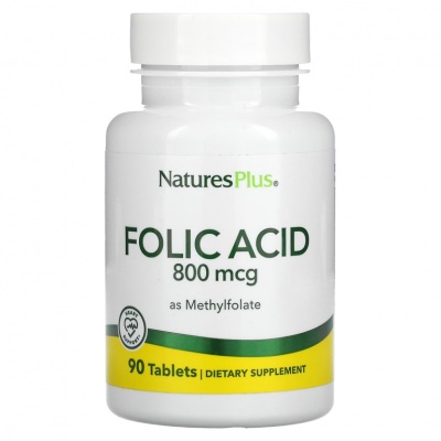  Natures Plus Folic Acid 800  90 