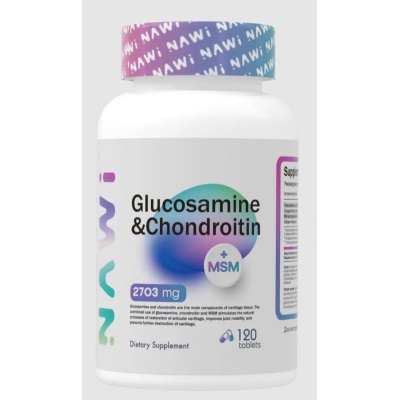  NAWI Glucosamine Chondroitin MSM 2703  120 