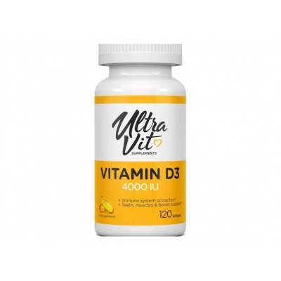  UltraVit Vitamin D3 4000 120 