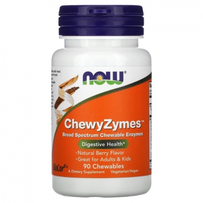 Добавка NOW ChewyZymes 90 жевательных таблеток