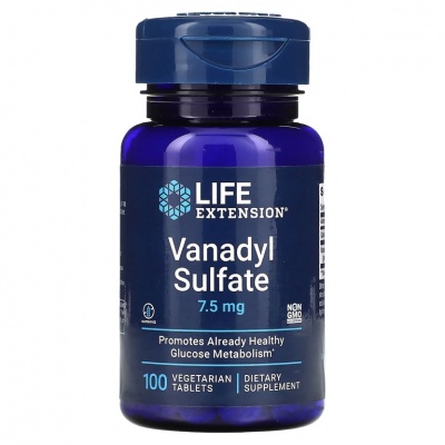 Витамины Life Extension Vanadyl Sulfate 7.5 мг 100 таблеток