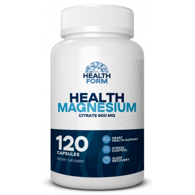Витамины Health Form Magnesium Citrate + B6 120 капсул
